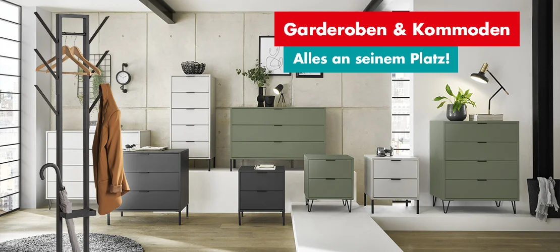 Mobile Rödental Garderoben und Kommoden