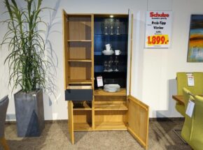 Goehring Wohnen Speisen Moebel Vitrine Elements Eiche Massiv 12170030 Offen 1