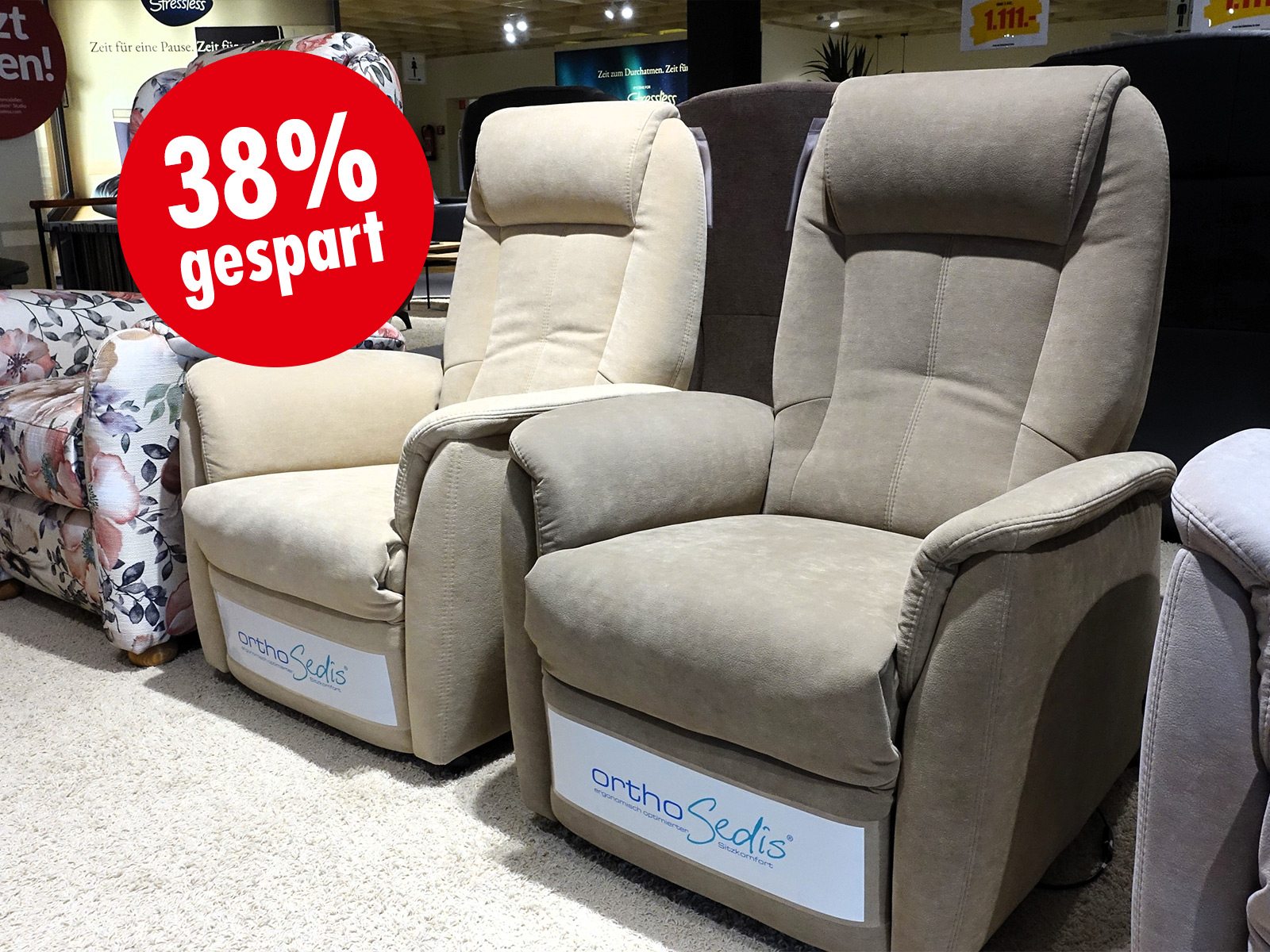 Himolla Polstermoebel Quartett Sessel Motorische Aufstehhilfe Nuvano Schlamm 0