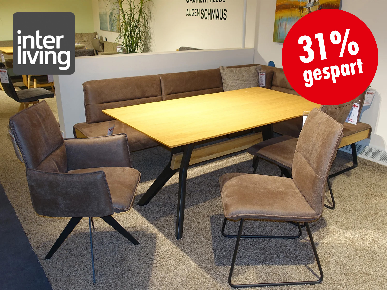 Interliving Eckbankgruppe 5502 Esszimmermeobel 72420005