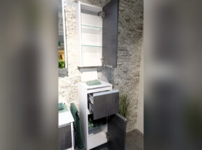 Pelipal Badezimmermoebel Solitaire 6040 Oxid Dunkelgrau Haengeschrank 02820001