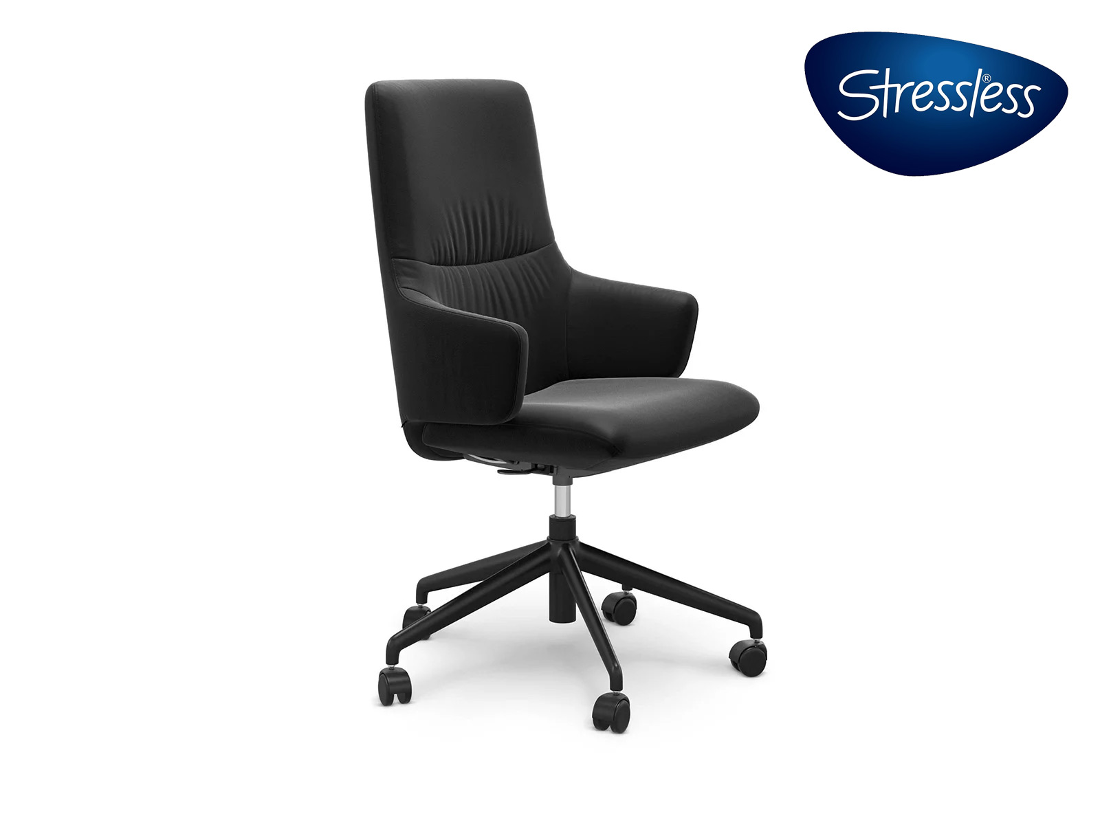 Stressless Mint Home Office Mint L High Arm Bat Black 13150135 06