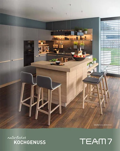 Team7 Naturholz Kuchenbroschure