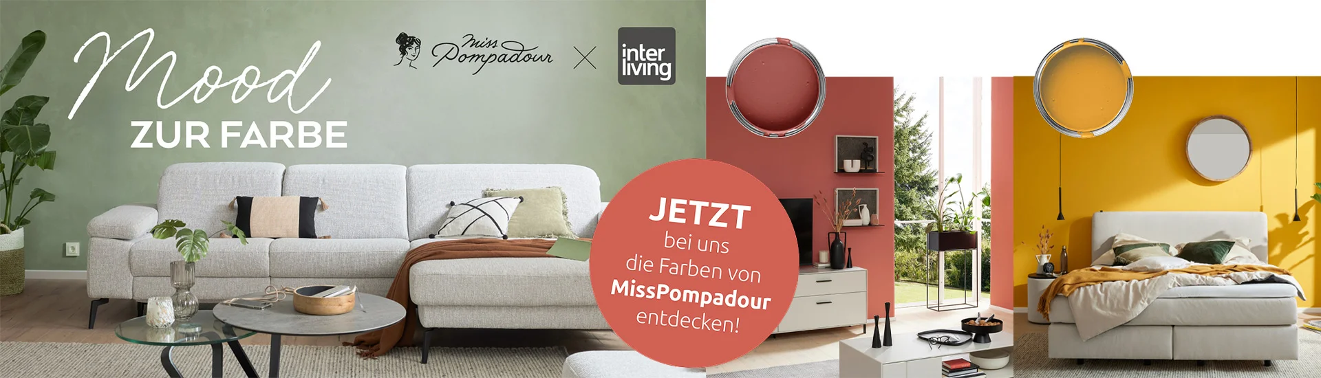 Mood Zur Farbe Sldr Miss Pompadour Und Interliving Im Einrichtungshaus Schulze