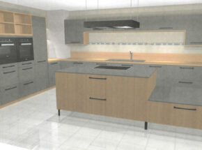 KA135 Ballerina Kueche 03535022 Ballerina Skizze 1