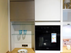 Ballerina Kuechen Gl Casa B Schneeweis Samt Grifflos Ka122 03535024 Rollladenschrank