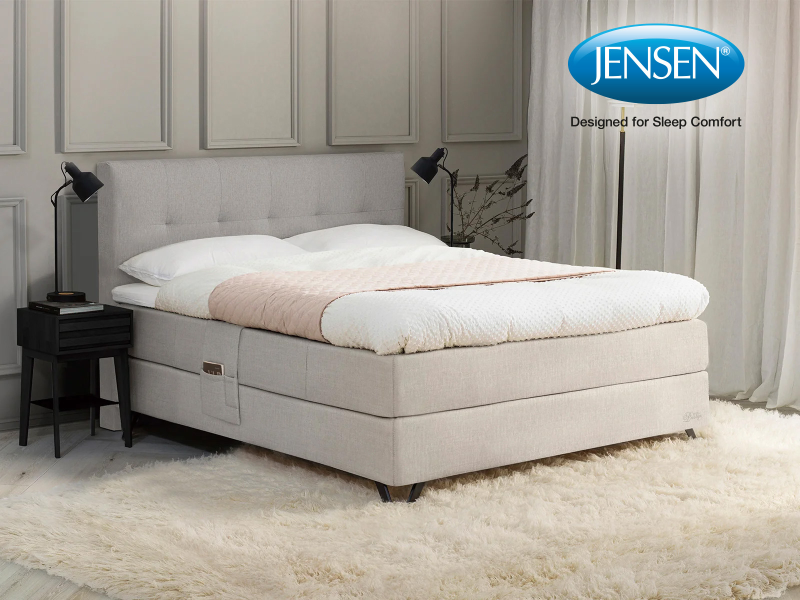 JENSEN Boxspringbett Diplomat Continental