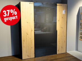 Express Schlafzimmer Drehtuerenschrank Matrix 100 Eiche Artisan Basaltglas 13000083 04