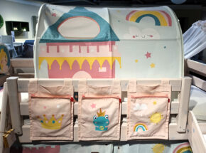 Flexa4dreams Kinderbett Classic Halbhoch Weiss Mit Schraegleiter Rutsche Hoehle Vorhang Betttasche Nackenkissen 01810004 52