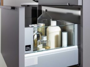 Interliving Bad 7334 Schiefergrau 72719317 Auszug Glaseinsatz