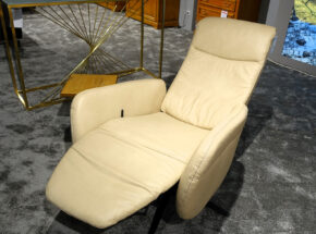 Interliving Relaxsessel 4570 Echt Leder Cloudy Ecru Mp Gasdruckfeder Comfort V 73840004 Relaxliegefunktion