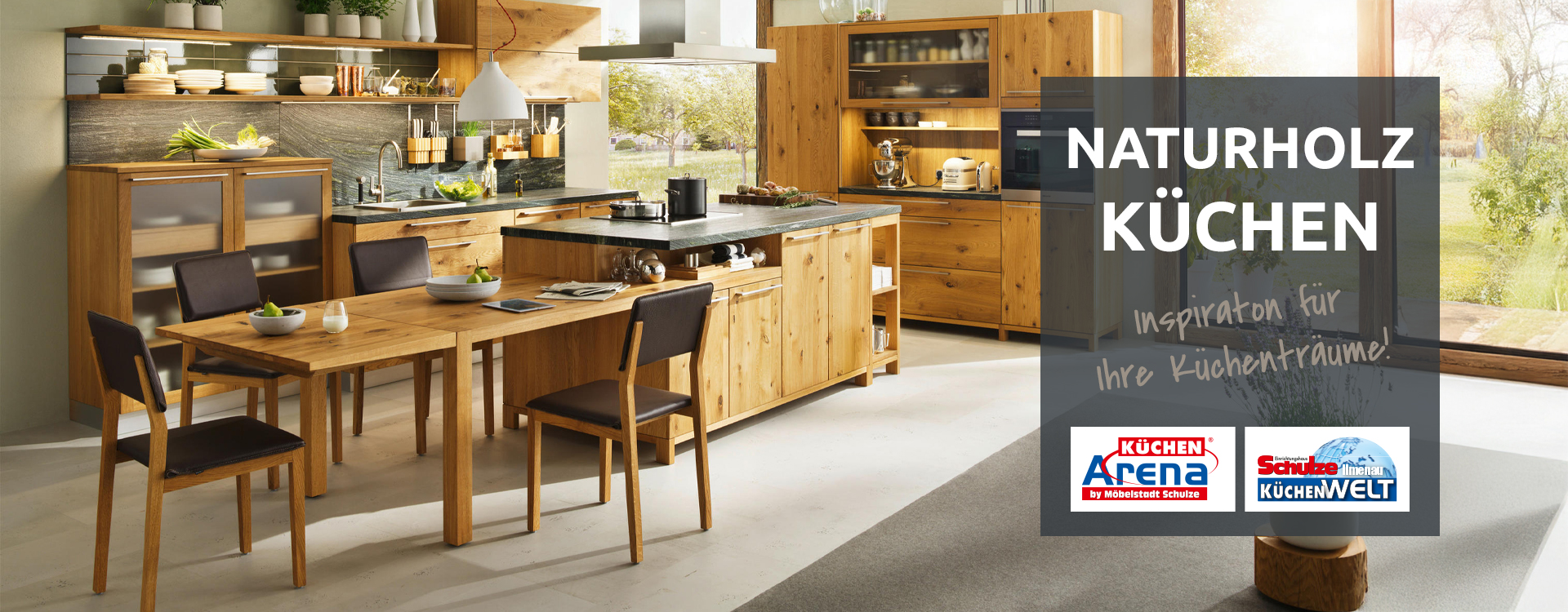 Naturholz Kuechen In Der Kuechen Arena Roedental Und Der Kuechenwelt Ilmenau Sldr
