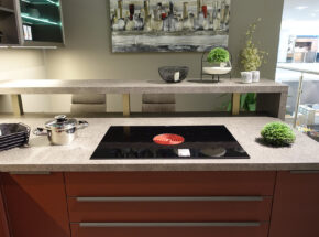 Nobilia Kueche Easytouch Lacklaminat Rostrot Bora Kochfeldabzug Puru 02715945