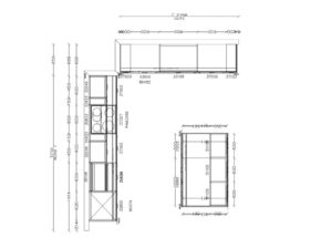 Nobilia Kueche Fashion Lack Weiss Matt Ka121 02715173 Skizze 2