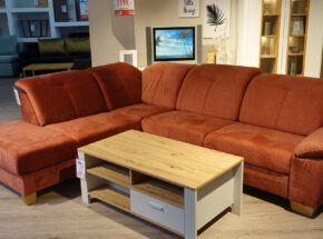 Polstergarnitur Schlafsofa Mikrofaser Koralle 08640137 01