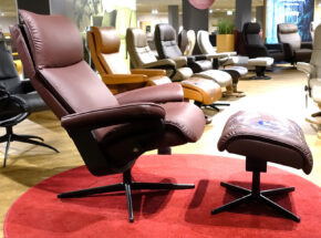 Stressless Sessel Hocker Aura Cross Bordeaux 13150116 09