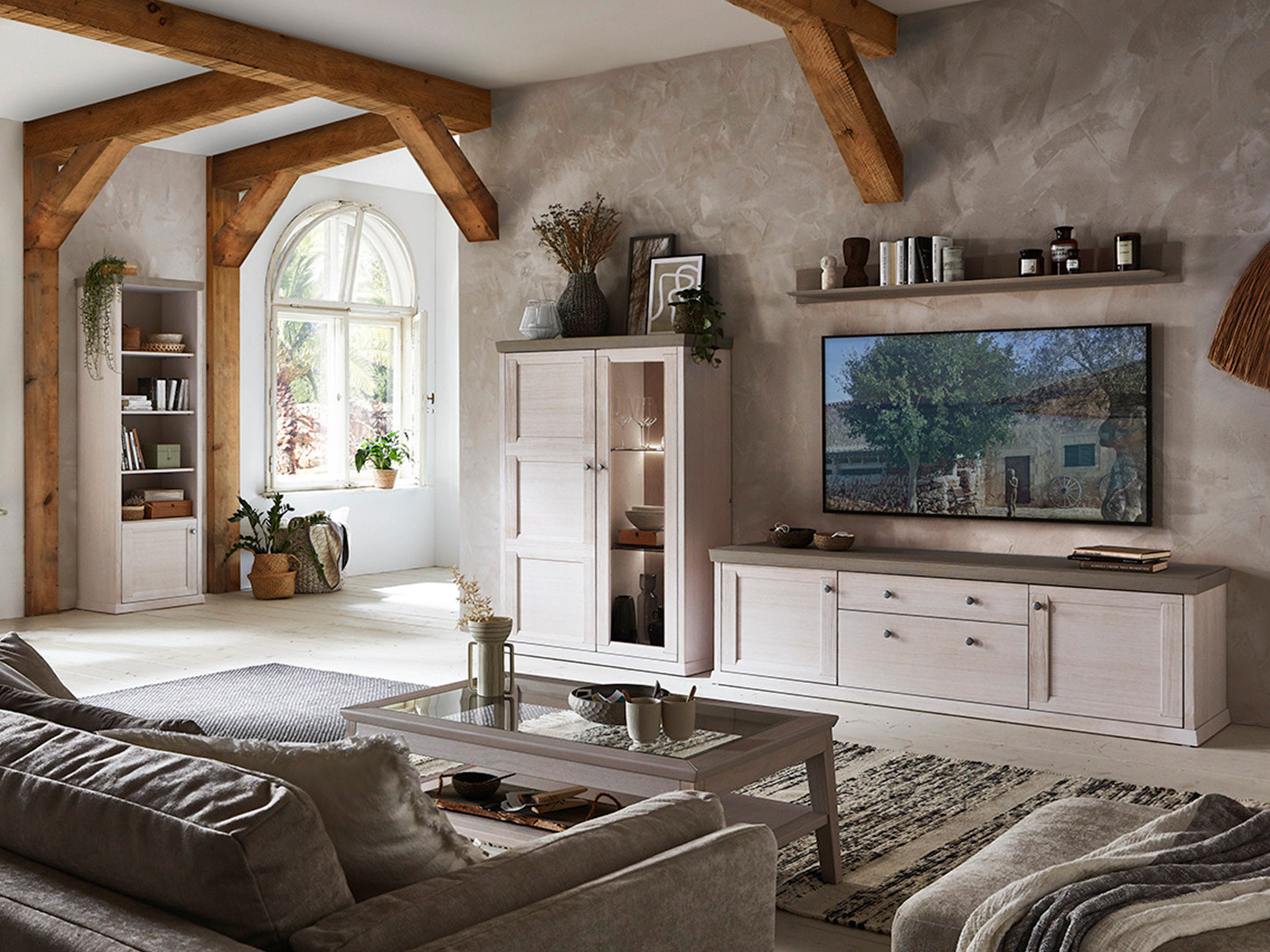 Woestmann Wohn Wand Wm Casa 220 Pinie Massiv Natur Weiss 11940068  Einrichtung Haus Wohn Moebel Schulze Roedental Bei Coburg Ilmenau