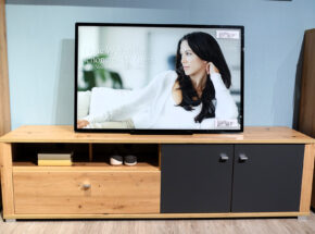 Wohnzimmermoebel Artisan Eiche Graphit Dekor Wohnwand Tv Board 14460141