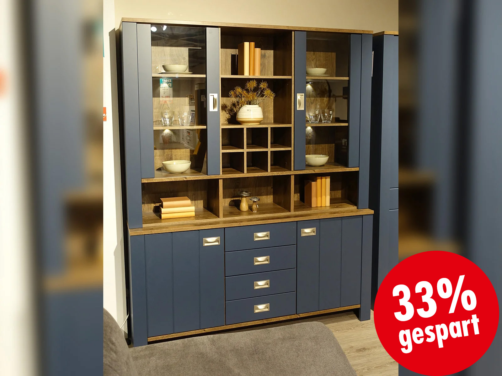 Wohnzimmermoebel Buffetschrank Dijon Dekor Parisian Blue Haveleiche Cognac 14460140 01