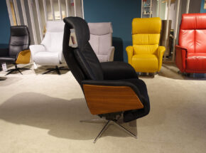 Knudsen 5889 Relaxsessel Fernsehsessel Tauraus Black Nussbaum Mit Aufstehhilfe 15720012 01