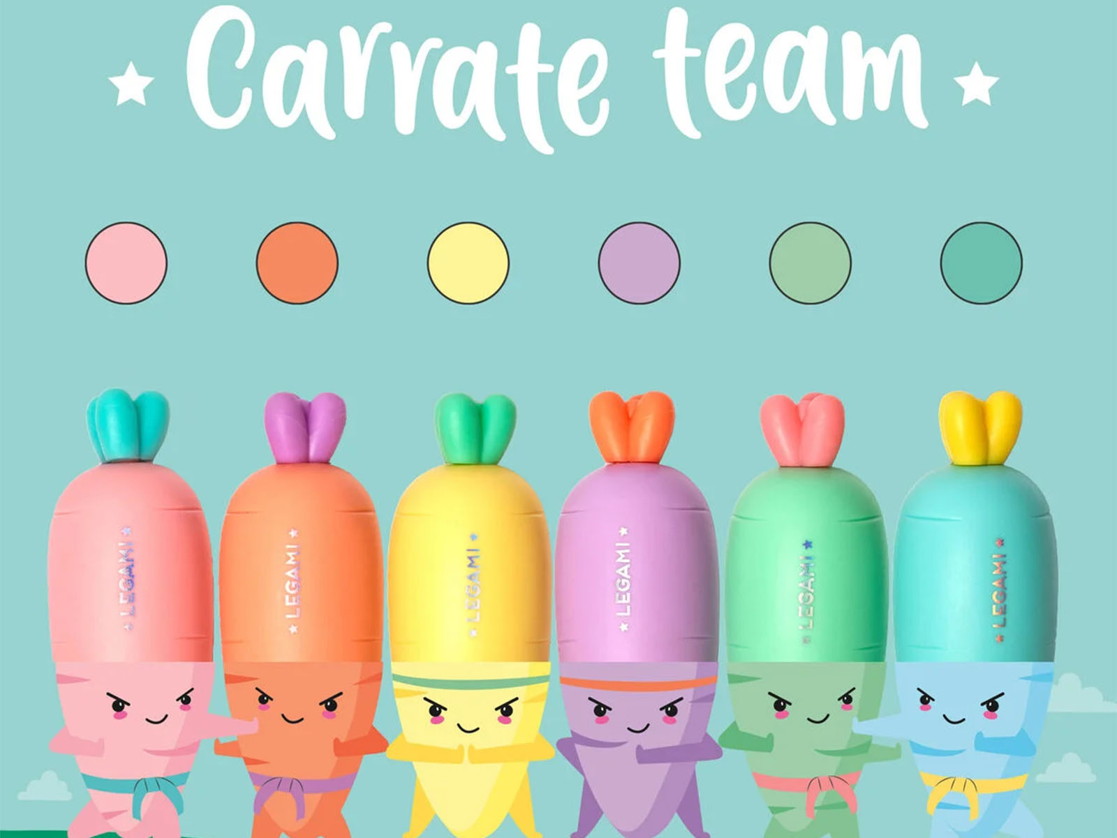 Legami Minitextmarker Fuer Dicke Und Duenne Linien Mit 6 Verschiedenen Pastellfarben 64280023 02