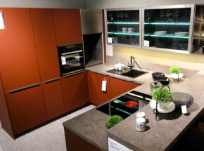 Nobilia Kueche Easytouch Lacklaminat Rostrot 02715945