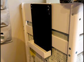 Clickon-Tafel für Flexa Hoch-Kinderbett weiss mit Safaridekoration