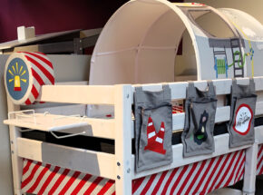 Flexa Kinderspielbett Classic mit Textilausstattung kleine Helden