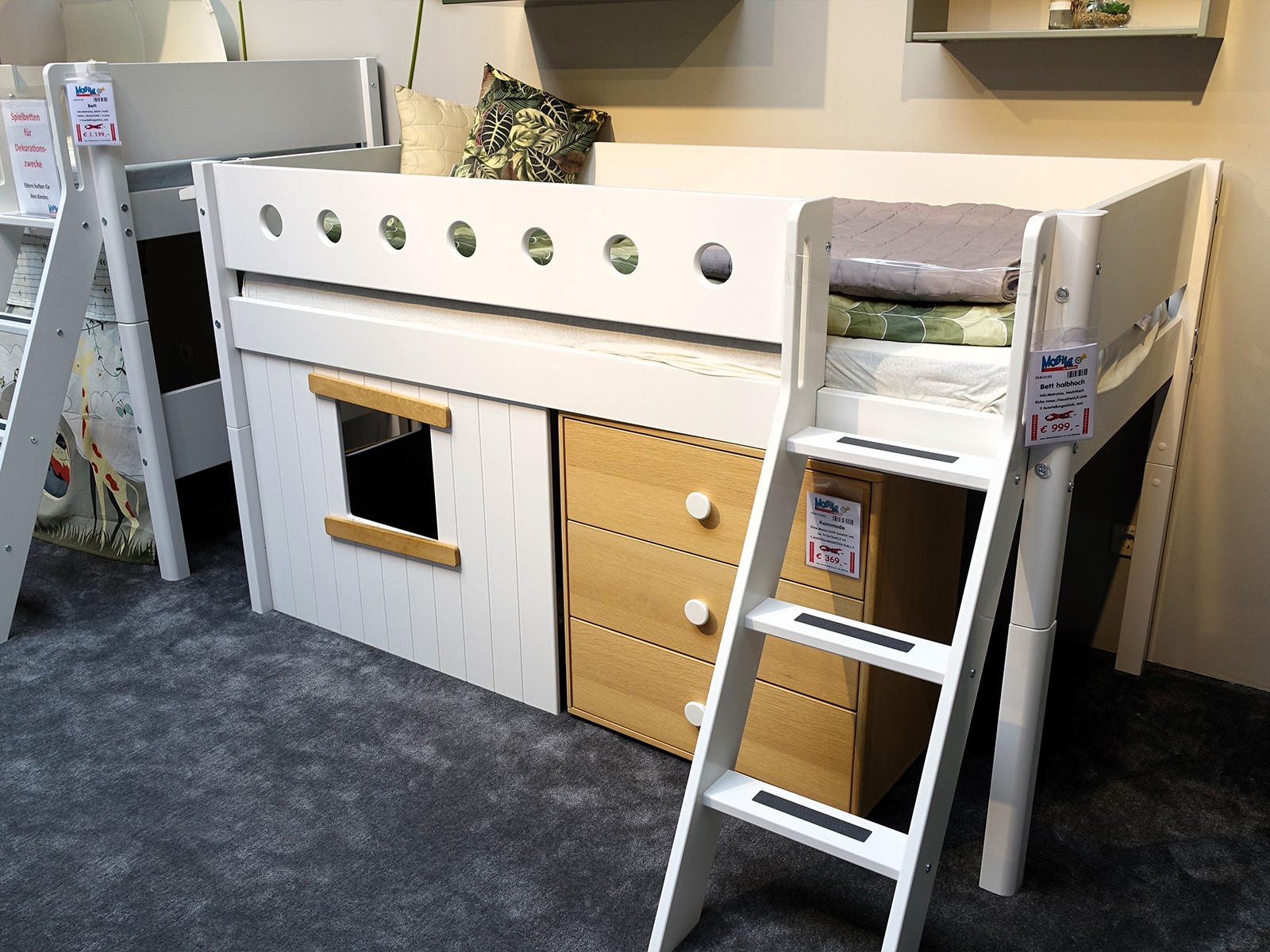 Flexa Kinder Spielbett mit Leiter