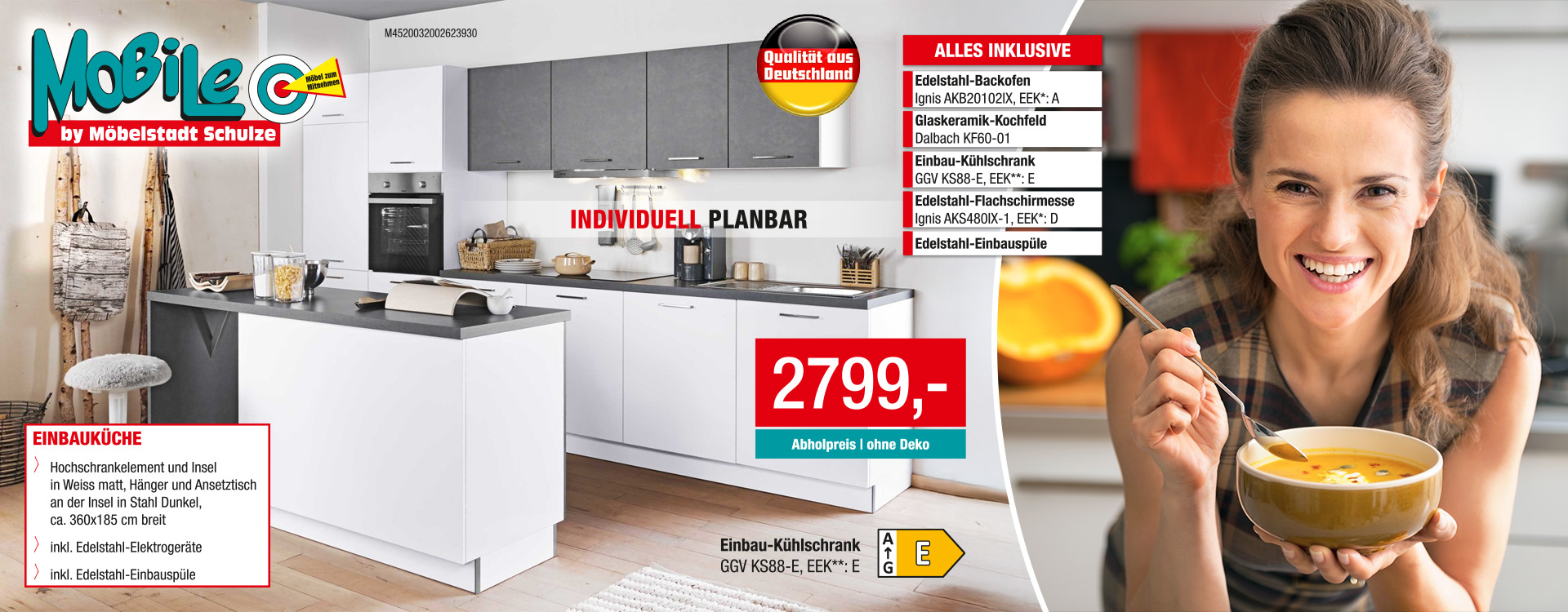 Typisch Mobile: Junge Küche gar nicht teuer