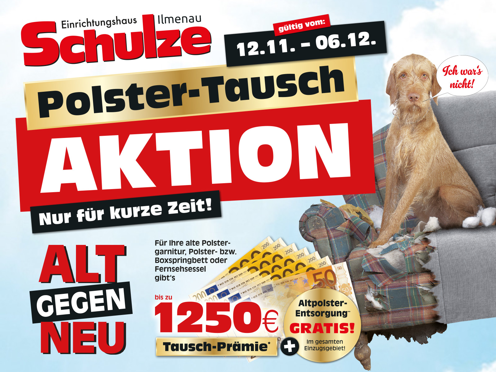 schulze Ilmenau Polster Tausch Aktion
