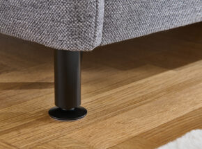 Metallfuss Schwarz Von Modulmaster Ecksofa Mit Stoffbezug Unica Steel 05820175