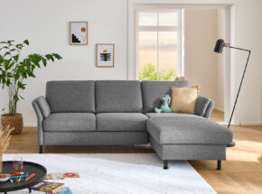 Modulmaster Ecksofa Mit Stoffbezug Unica Steel Zirka 232x168cm 05820175