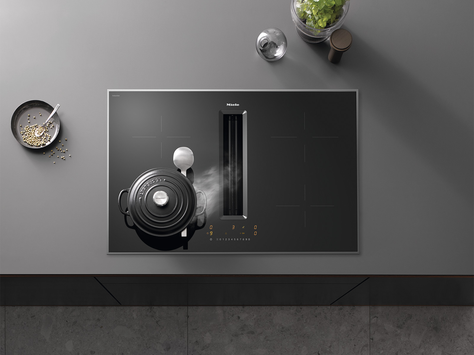 Milieubild Von Miele Kmda7272fru Edelstahl Induktionskochfeld Mit Integriertem Dunstabzug 03631786 22