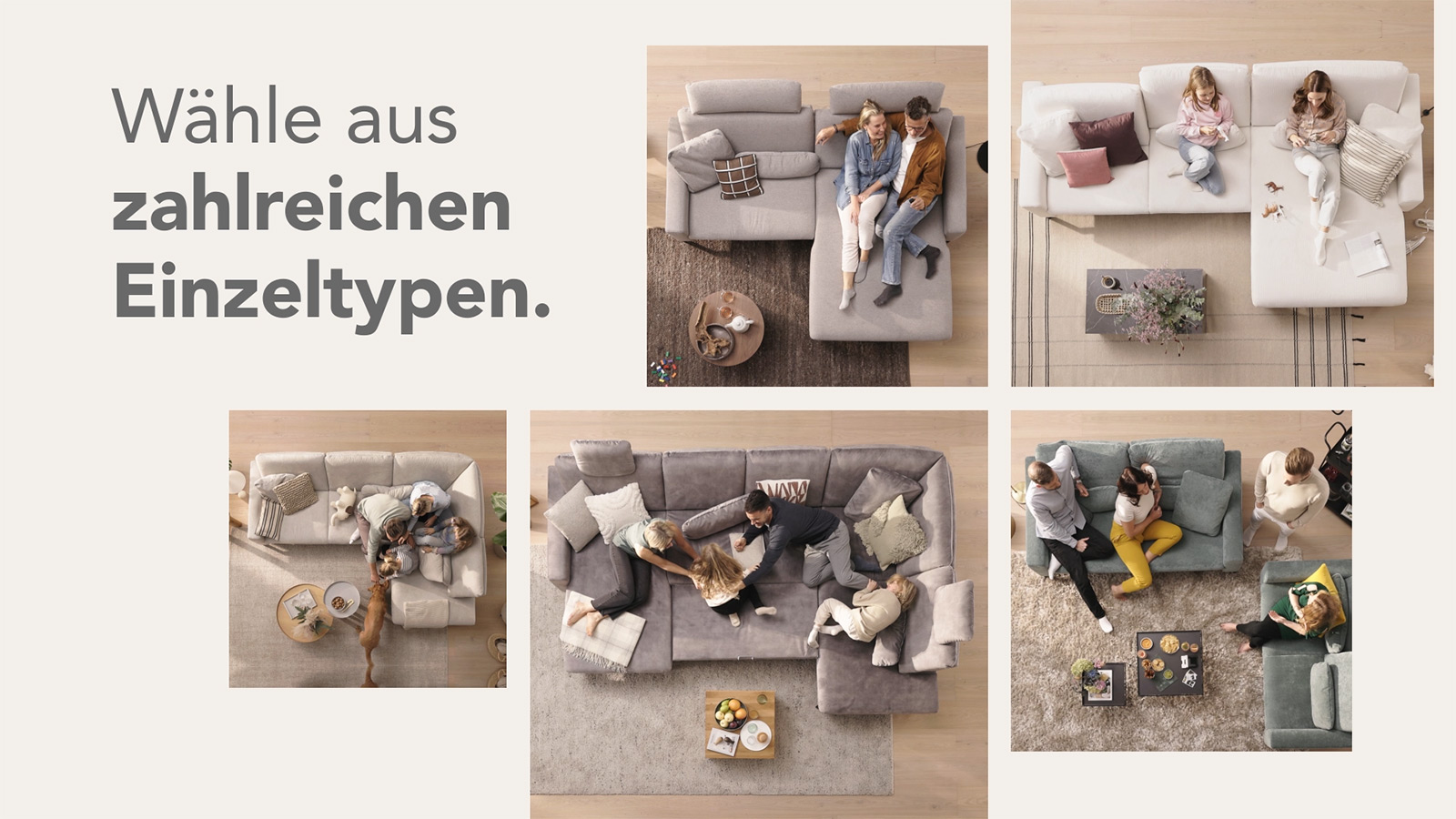 Waehle Aus Zahlreichen Einzeltypen