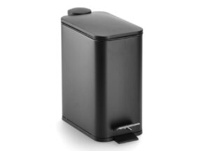 Treteimer Muelleimer Soft Close Aus Metall Schwarz 11240193 02
